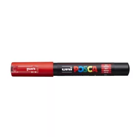 Posca PC-1M filctoll Piros 0,7mm-1mm kúpos heggyel (15)