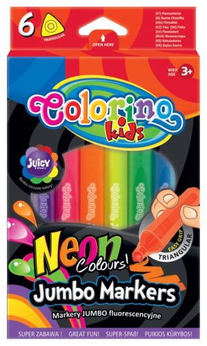Colorino JUMBO TRIO NEON 6db-os filctollkészlet 38881