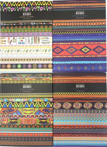 Notesz kem.fed. A/5 80 lap vonalas Ethnic Pattern 0835