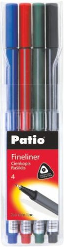 Patio Trio 4db-os tűfilc készlet 18524