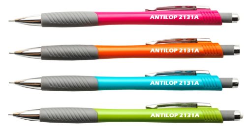 Antilop 2131A 0,5mm nyomósiron gumírozott fogórésszel 4szín(12db/doboz)