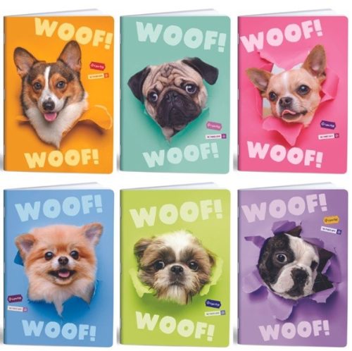 Füzet A/4 40lap vonalas Lipamill Woof 97132