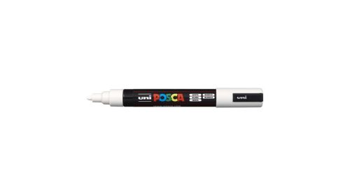 Posca PC-5M filctoll Fehér 1,8-2,5mm kúpos heggyel
