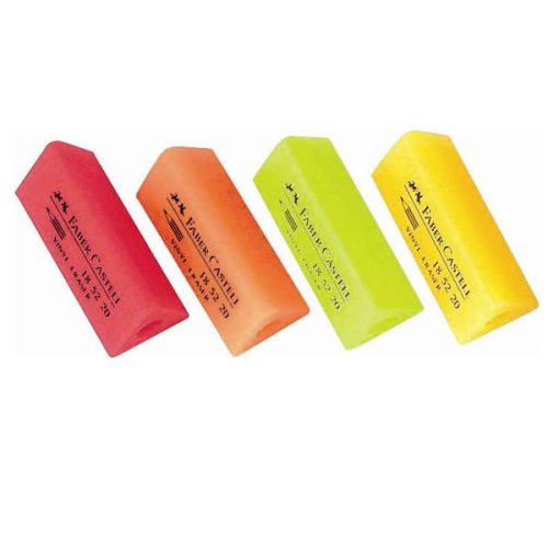 Faber Castell radír Neon háromszögletű ceruzafogós (20db/doboz) 185220 AKC!