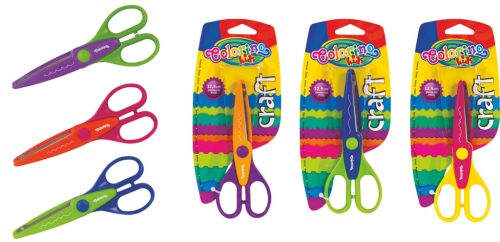 Colorino Kids mintavágó olló 15,5cm bliszteren 52184