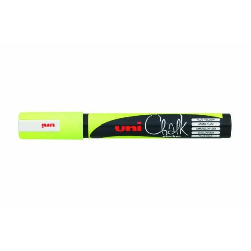 Uni PWE-5M FLUO SÁRGA folyékony kréta 1,8-2,5mm
