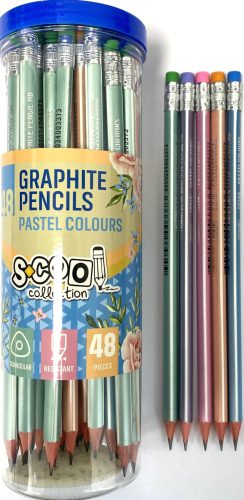 Grafitceruza trio radíros gyöngyház SC146 48db/doboz