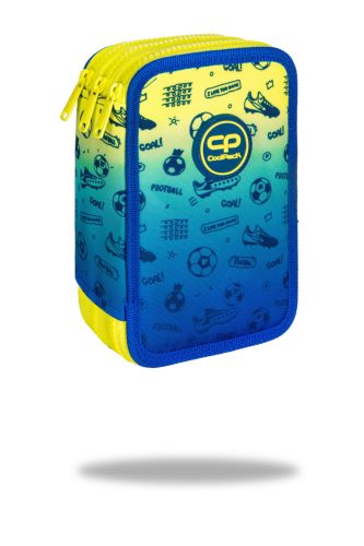 Háromemeletes töltött tolltartó Cool Pack JUMPER 3 Football 2T 2021 67339