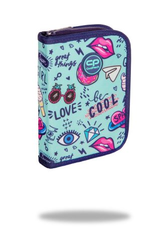 Tolltartó kétklapnis üres Cool Pack ClipperMint Doodles 76321