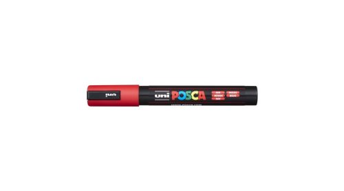 Posca PC-5M filctoll Piros 1,8-2,5mm kúpos heggyel