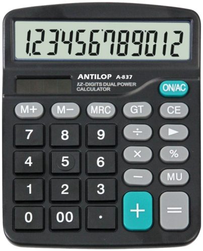 Antilop 837 12 karakteres asztali számológép