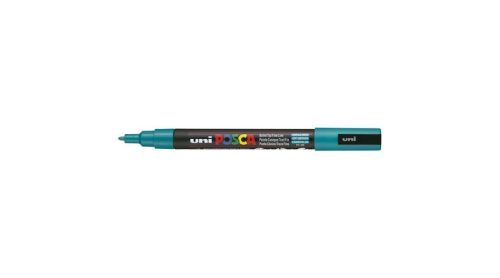 Posca PC-3M filctoll Smaragdzöld 0,9-1,3mm kúpos heggyel