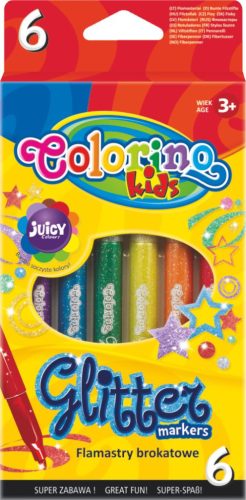 Colorino 6db-os glitteres filctollkészlet 65641