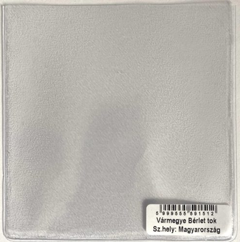 Vármegye bérlettok PVC 10x10cm