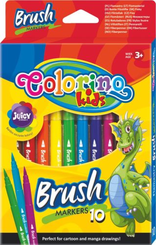 Colorino 10db-os ecsetvégû filctollkészlet 65610