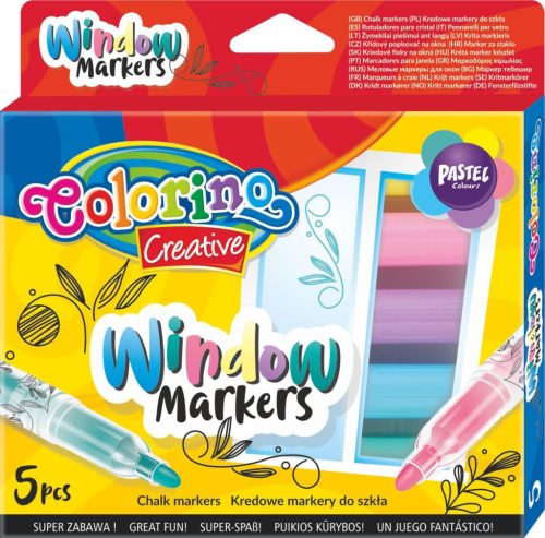 Colorino Creative ablak kréta 5db-os 39637