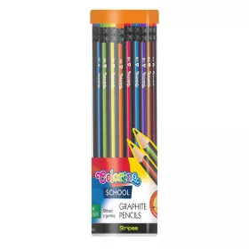   Grafitceruza Colorino School trio 48db-os HB radírosvégű 39965