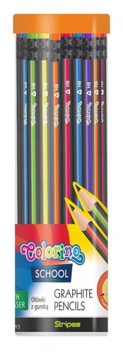 Grafitceruza Colorino School trio 48db-os HB radírosvégű 39965