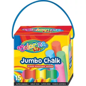 Colorino JUMBO 15db-os aszfaltkréta dobozban 65825