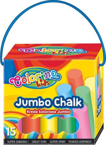 Colorino JUMBO 15db-os aszfaltkréta dobozban 65825