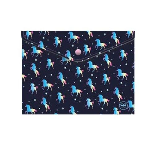 Patentos tasak A/4 PVC Cool Pack Blue Unicorn 24352