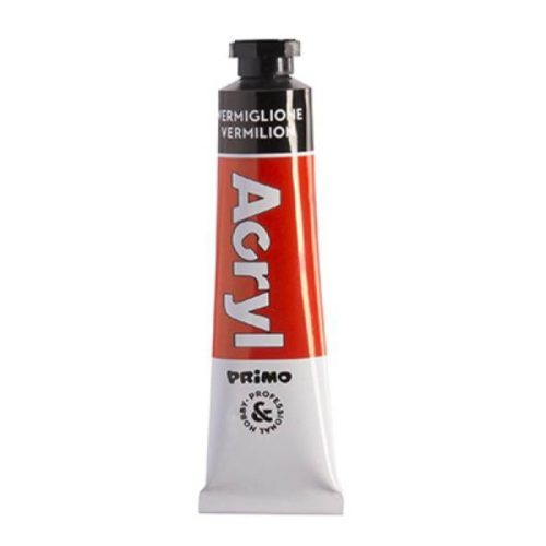Akrilfesték PRIMO Hobby&Professional tubusos 18ml Piros 405R300 5db/doboz