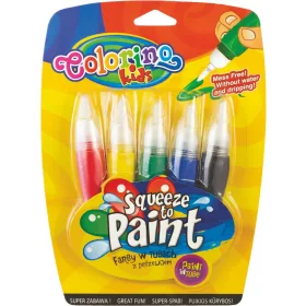  Colorino 5db-os ecsetvégû tubusos temperakészlet alap színek 66037