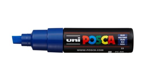 Posca PC-8K filctoll Kék 8mm vágott hegyű