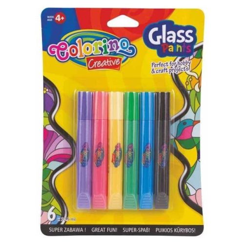 Colorino Creative 6x10,5ml üvegfóliafesték készlet 68918