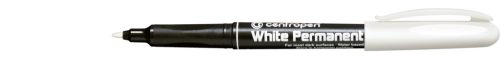 Permanent marker Centropen White 1,2mm 2686 (10db/doboz)