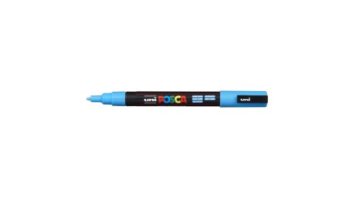 Posca PC-3M filctoll Világoskék 0,9-1,3mm kúpos heggyel
