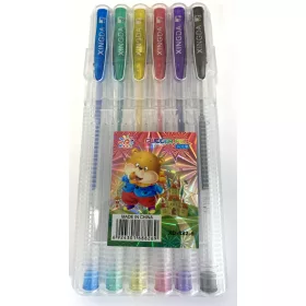 Zseléstoll készlet glitteres 6db-os illatos XD882-6