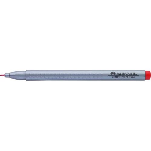 Tűfilc grip 0,4mm piros Faber Castell 151621