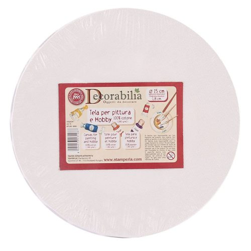 Feszített vászon kerek 15cm 8650
