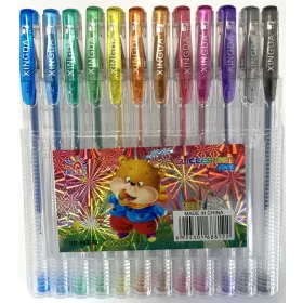 Zseléstoll készlet glitteres 12db-os illatos XD882-12