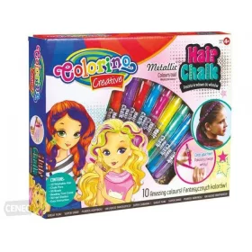 Colorino Creative 10db-os hajfestő kréta szett 68635