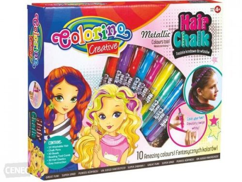 Colorino Creative 10db-os hajfestő kréta szett 68635
