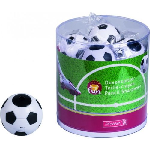 Hegyező tartályos egylyukú Brunnen Football labda 5,6cm 12db/doboz
