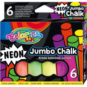 Colorino Jumbo Neon 6db-os aszfaltkréta 92081
