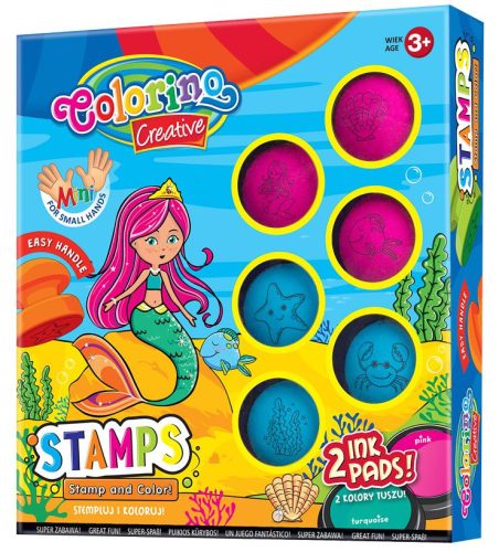 Colorino Creative nyomdakészlet 6db minta+2db párna HABLEÁNY 36704