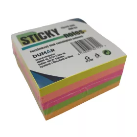 Öntapadós jegyzettömb 76x76mm 400 lap Neon Dumar