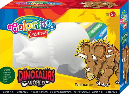 Colorino Creative kerámia festő készlet Triceratops 91374