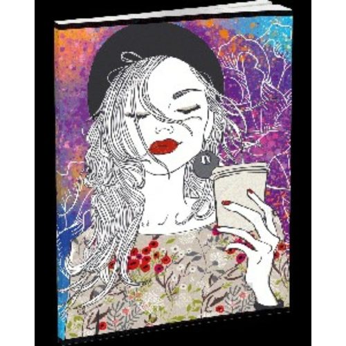 Füzet Optimum LUX A/4 52lapos+UV lakk glitteres vonalas(10db/csomag)