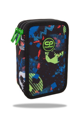 Háromemeletes töltött tolltartó Cool Pack 2025 JUMPER 3 Football Blue D067336