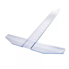 Aristo T-fejes vonalzó 60cm víztiszta 23176