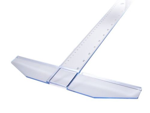 Aristo T-fejes vonalzó 40cm víztiszta 23174