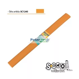   Krepp papír 50x200cm Art&Craft SC1245 világos narancs 10db/csomag