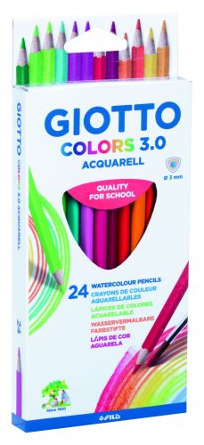 Szinesceruza készlet 24db-os trio Giotto Colors 3.0 Aquarell