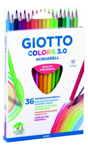 Szinesceruza készlet 36db-os trio Giotto Colors 3.0 Aquarell