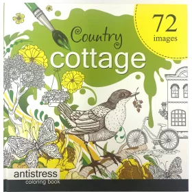   Fenőtt kifestő kem.fedeles glitteres 200x200mm 72kép Country Cottage 0675-1749